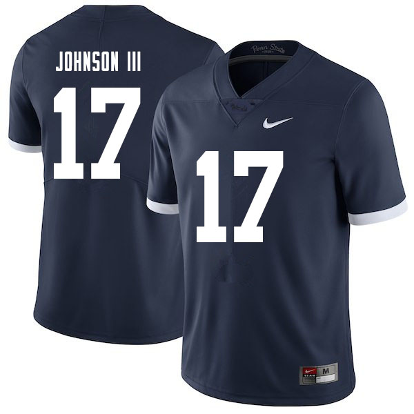 Men #17 Joseph Johnson III Penn State Nittany Lions College Football Jerseys Sale-Throwback